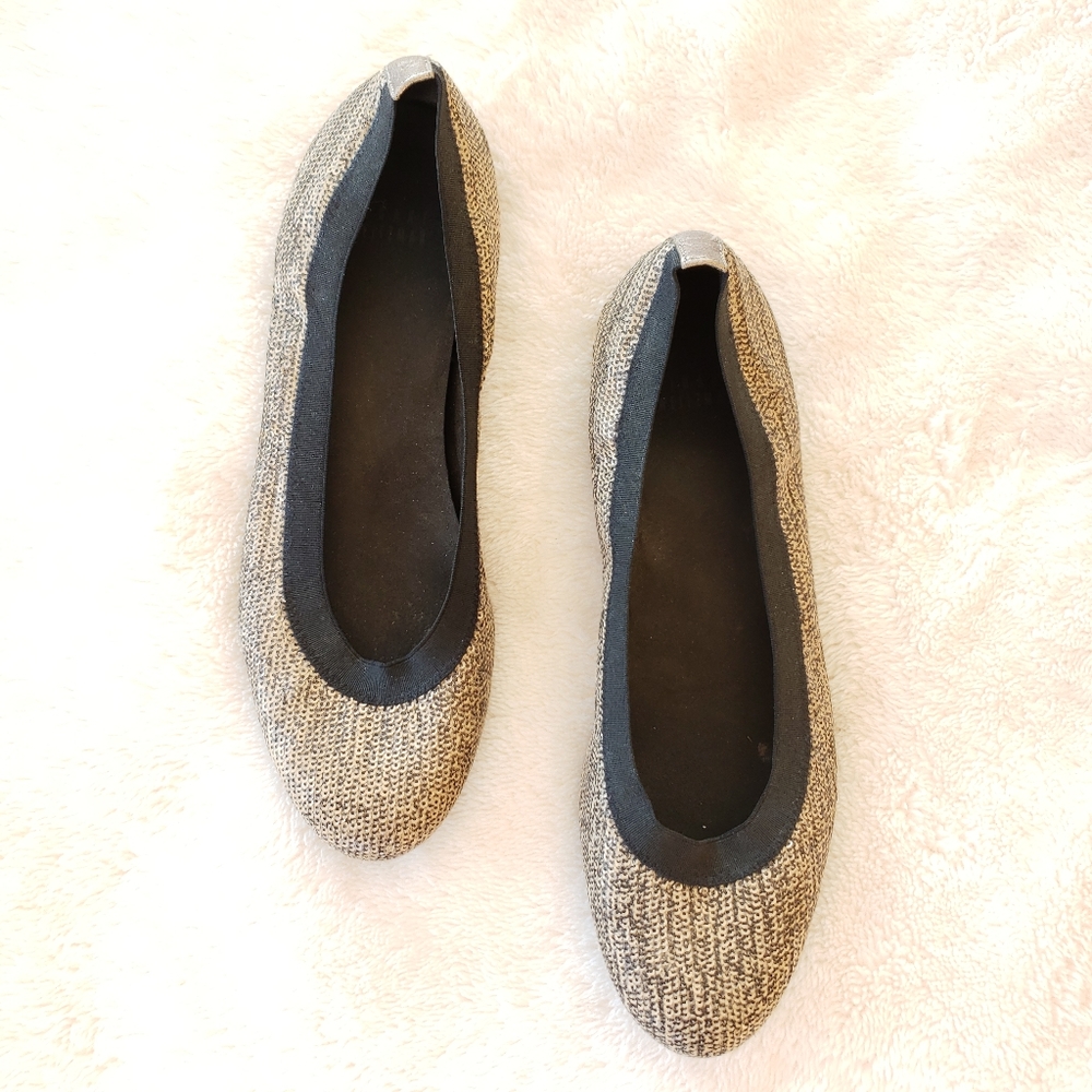 Stuart Weitzman Matte Sequined Flats - image 1